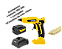 Pistola de cola quente 1837 VONDER + 1 bat 2,0 Ah + bastões - Imagem 2
