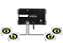Amplificador AAT CONNECT BT HDMI ARC + 4 Cxs JBL CI PLUS 6S - Imagem 1