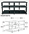 Rack Norstone HIFI Bergen 2 AV com Prateleiras de Vidro 8 mm - Imagem 3