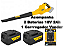 SOPRADOR 18V ISV1834 + 2 Baterias 2.0 Ah e Carregador VONDER - Imagem 2