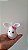 10 Lembrancinhas coelhinho amigurumi chaveirinho - Imagem 1