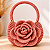 Bolsa de crochê flor luxuosa - Imagem 1