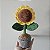Vaso girassol amigurumi - Imagem 4