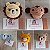 10 Lembrancinhas safari amigurumi chaveirinhos - Imagem 1