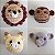 10 Lembrancinhas safari amigurumi chaveirinhos - Imagem 5