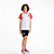 Bermuda Ciclista Preta Feminina Fundamental Uniforme Maple Bear - Imagem 1