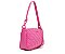 Bolsa Tiracolo Baguete Rosa Geórgia Matelassê Média C 50012 0524 0010 Anacapri - Imagem 3