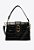 Bolsa Tiracolo Pietra Couro  Croco Preta S 50011 4445 0001 Schutz - Imagem 1