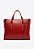 Bolsa Tote Tiracolo Jessi Croco Vermelha S 50010 0287 0003 Schutz - Imagem 1