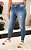 Calça jeans Cigarrete Escura Rasgo na Barra BSPK7615 3AGAA Via Giulia - Imagem 3