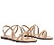 Sandália Nude Snake Tiras Finas Cruzadas C 00295 0522 0010 Anacapri - Imagem 2