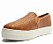 Slip On Marrom Trama Rústica Flatform C 30247 0028 0006 Anacapri - Imagem 2