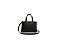 BOLSA TOTE MÉDIA PRETA TEXTURA TRESSÊ BARBICACHO C 50012 1722 0001 ANACAPRI - Imagem 3