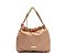 BOLSA BAGUETE NUDE MÉDIA MATELASSÊ TRIANGULAR C 50012 1745 0003 ANACAPRI - Imagem 1