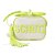 BOLSA PEQUENA LONA BEGE DET VERDE S 50015 0700 0015 SCHUTZ - Imagem 1