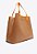 BOLSA GRANDE MARROM ALÇA LARANJA S 50015 0423 0012 SCHUTZ - Imagem 2