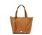 BOLSA TOTE MARROM TEXTURIZADA BARBICACHO C 50012 1775 0002 ANACAPRI - Imagem 1