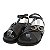 PAPETE FIVELA PRETO TIRAS EM X DET PRATA S 21564 0214 0003 SCHUTZ - Imagem 4