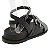 PAPETE FIVELA PRETO TIRAS EM X DET PRATA S 21564 0214 0003 SCHUTZ - Imagem 3