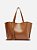 BOLSA SHOPPING MARROM CROCO VALENTINA GRANDE A 58100 0586 0006 AREZZO - Imagem 1