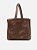 BOLSA SHOPPING MARROM METAL MÔNACO GRANDE Z 19523 5447 0003 BRIZZA - Imagem 1