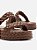 SANDÁLIA MARROM FLATFORM MARROCOS UP  Z 19133 0001 0005 BRIZZA - Imagem 4