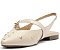 SAPATILHA SLINGBACK BICO FINO TACHAS BEGE C 30029 0337 0006 ANACAPRI - Imagem 4