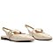 SAPATILHA SLINGBACK BICO FINO TACHAS BEGE C 30029 0337 0006 ANACAPRI - Imagem 2