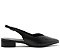 SAPATILHA SLINGBACK SALTO BLOCO CORTE TRIANGULAR PRETA C 30570 0015 0003 ANACAPRI - Imagem 1