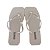 CHINELO CINZA LOGO BRILHO S 21306 0013 0003 SCHUTZ - Imagem 1