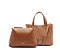 BOLSA TOTE MÉDIA COM NECESSAIRE MARROM C 50012 1899 0003 ANACAPRI - Imagem 7