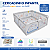 Cercadinho Infantil de Proteção 1.80 x 2.00cm Desenho Baleia Com Tapete e acessórios - Imagem 2