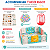Cercadinho Infantil Modular 1,90 x 1,50cm com Porta e Painel Interativo – Segurança, Diversão e Liberdade! - Imagem 2