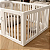 Cercado de Proteção Modular Luxo Para Pet Cachorro 1.50x1.00cm Branco - Imagem 9