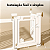 Cercado de Proteção Modular Luxo Para Pet Cachorro 1.50x1.00cm Branco - Imagem 7