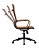 Cadeira Presidente Office Black Caramelo - Imagem 4