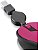 Mouse Com Fio Retrátil Emborrachado USB Rosa Multilaser MO233 - Imagem 2