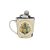 Caneca com Infusor Hogwarts Ícones Harry Potter 350ml - Imagem 1