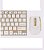 Kit B-MAX Mini Teclado Branco/Preto + Mouse (BM3910) - Imagem 3