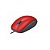 Mouse Logitech com fio USB M110 - Vermelho - Imagem 2