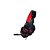 Headset Gamer Kross Spectrum Preto E Vermelho KE-HS096 - Imagem 1