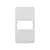 Placa Condulete Modular Sleek Branco - 1 Posto - Imagem 1