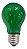 Lampada Cor Verde 40W x 127V - Imagem 1