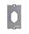 Placa Condulete 1 Posto Losangular 3/4'' - Imagem 1