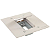 Placa Piso Tramontina Modular Cinza 4x4 - 1 Posto - Imagem 1