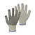 Luva Mao PPM01 Tricotada Algodão Pigmentada Branco - Imagem 1