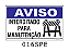 Etiqueta Aviso Interditado para Manutenção - Imagem 1