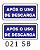 Etiqueta Apos o Uso de Descarga Aluminio - Imagem 1