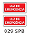 Etiqueta Luz de Emergência - Imagem 1