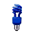 Lampada Eletronica Espiral Azul 220V - Imagem 1